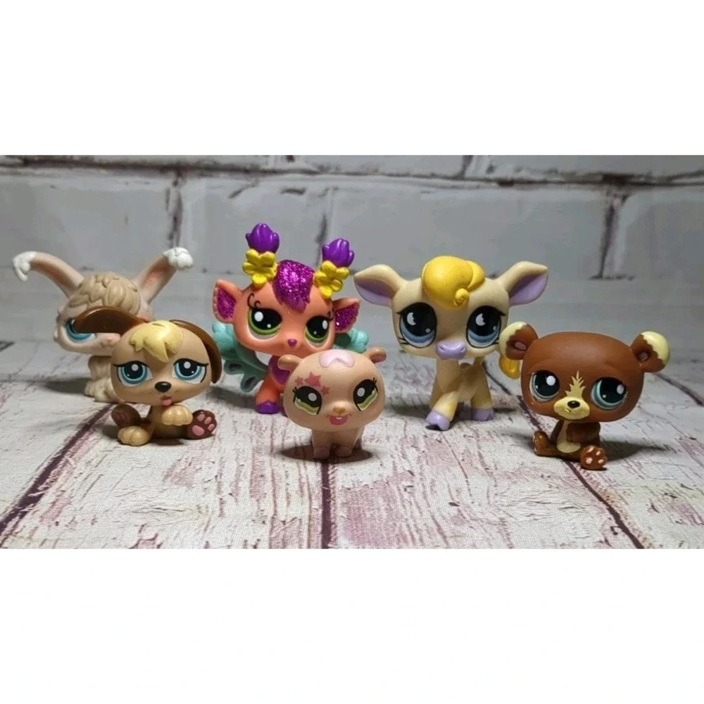 Hasbro LPS Littlest‎ Pet Shop Lot of 6 Figures